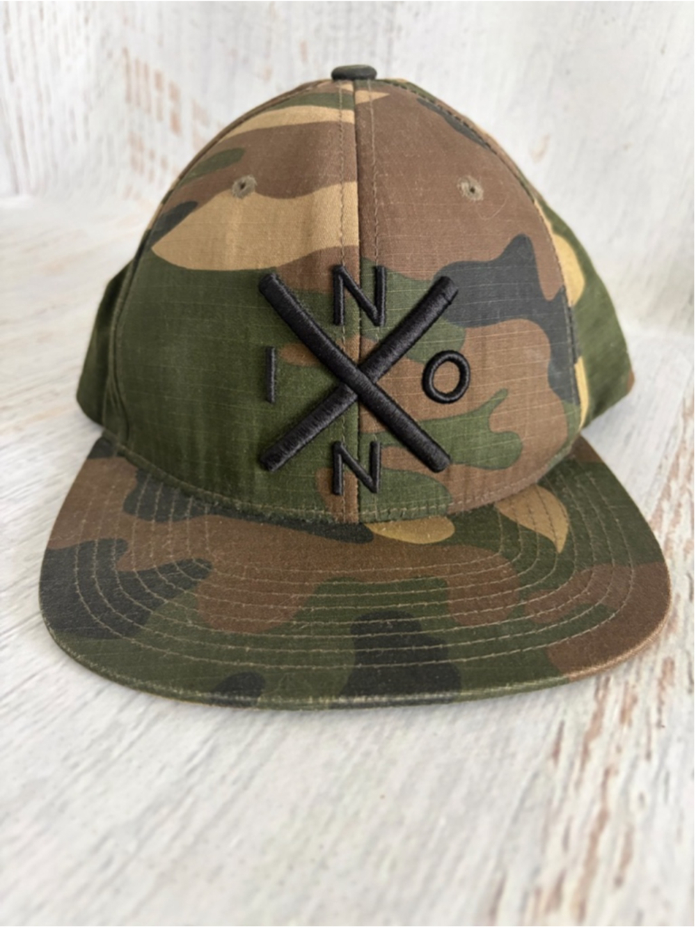Men's Nixon Camo Snapback Hat One Size